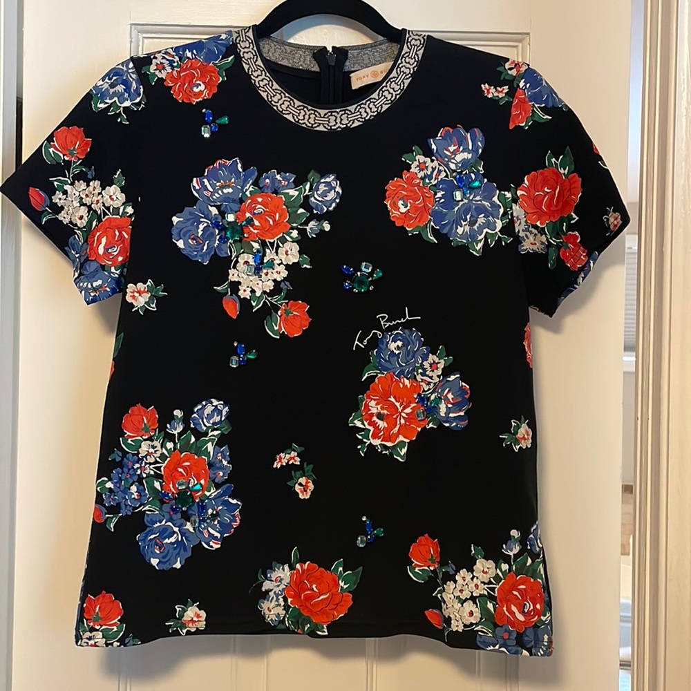 Tory Burch floral T-shirt